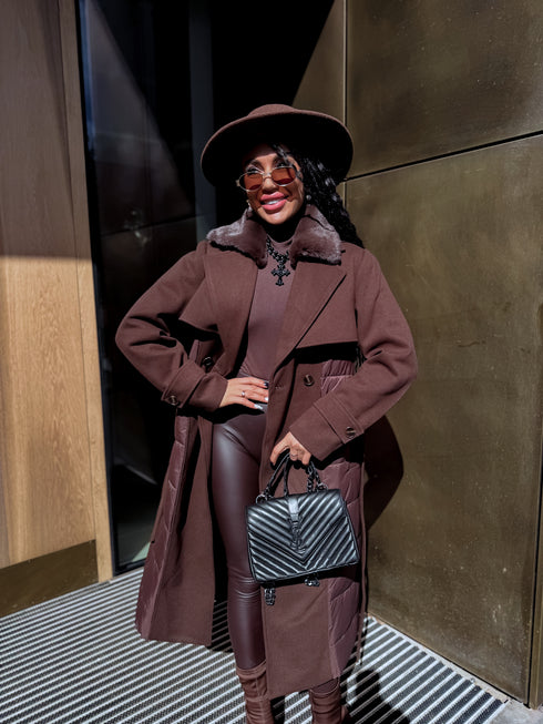 Coat "KOMBINĀCIJA HK30" – Choco
